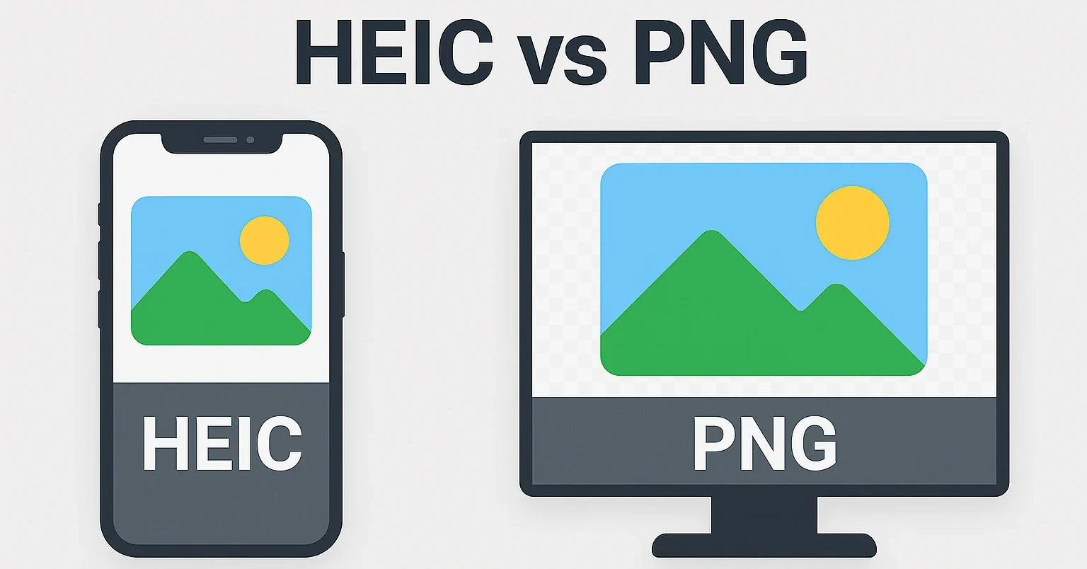 HEIC vs PNG HEIC vs PNG